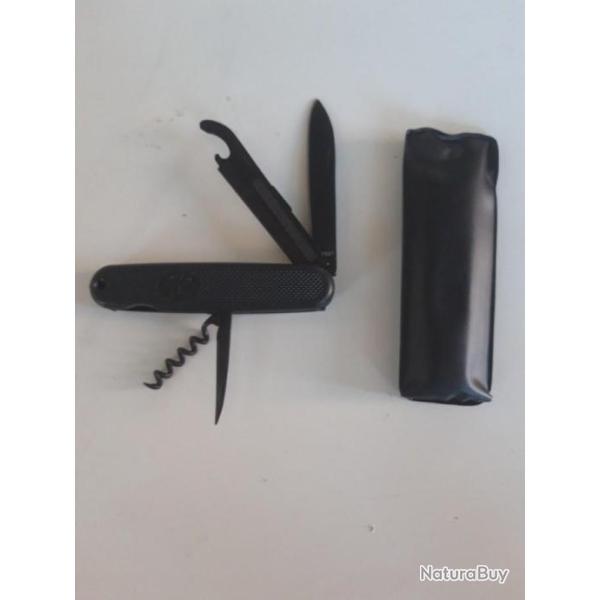 COUTEAU DE POCHE TYPE "BUNDESWEHR" MODELE NOIR