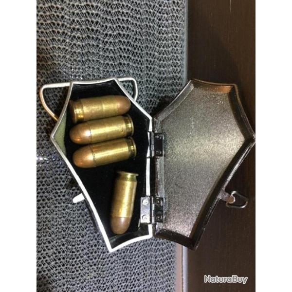 Boucle de Ceinturon  Hells Angels "Cercueil  R�serve de balles "Hell's Angels Last Chance Coffin"