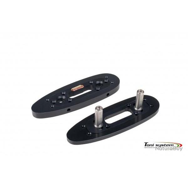 Kit plaque de couche pour crosse r�glable en longueur et en d�viation, goupille 21mm - TONI SYSTEM