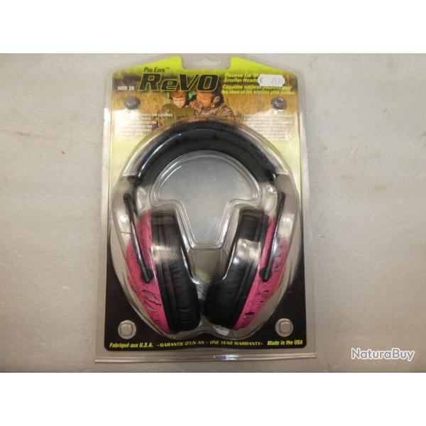 casque anti bruit enfant  couleur rose