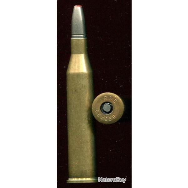 6.5 x 68 R - balle nickel pointe rouge - RWS