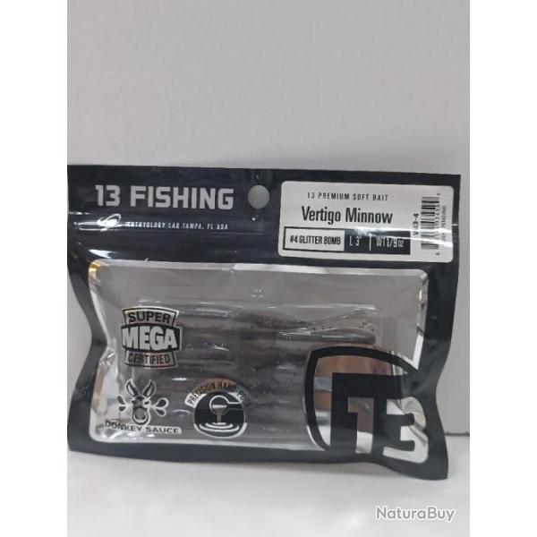 !! Leurre 13 Fishing VERTIGO MINNOW 3" !! COLORIS :  GLITTER BOMB