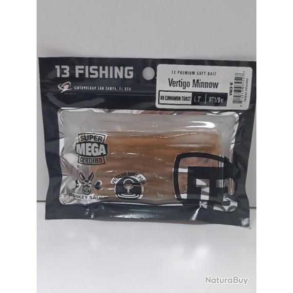!! Leurre 13 Fishing VERTIGO MINNOW 3" !! COLORIS :  CINNAMON TOAST