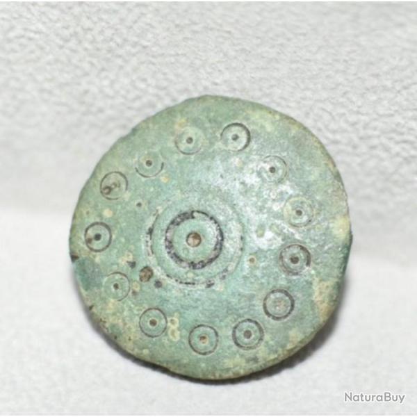 Bouton antique en bronze - Roman era clothing