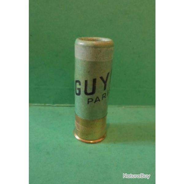 BELLE CARTOUCHE  ANCIENNE D ARMURERIE  "GYOT A PARIS CULOT CISELE " CAL.12  .