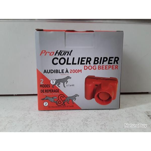 wahoo ! Collier Prohunt Biper Audible  200m Rechargeable