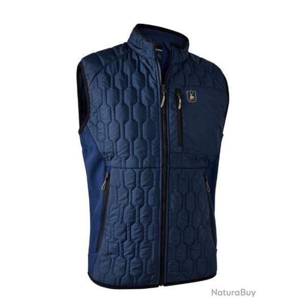 GILET DEERHUNTER MATELASS� "MOSSADALE" BLEU TS