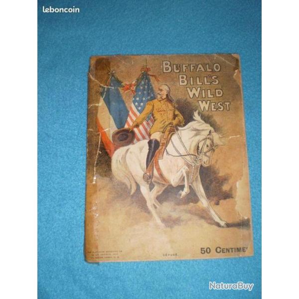 Programme original de  Buffalo Bill 1905