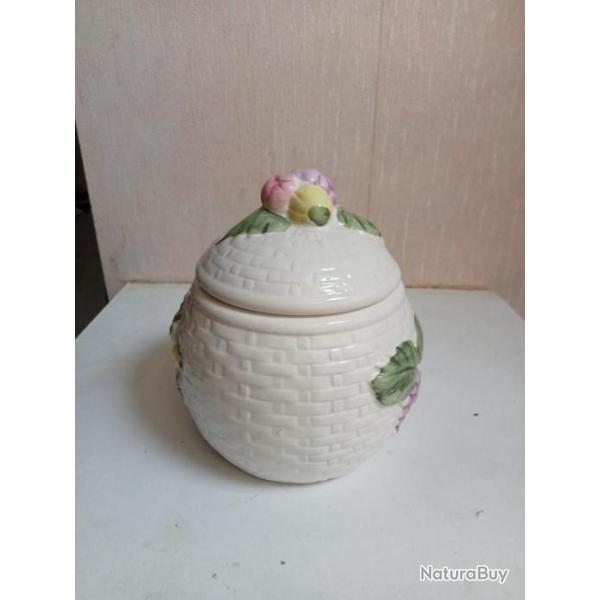 bonbonniere ancien sign� hauteur 15 cm diam�tre 13 cm