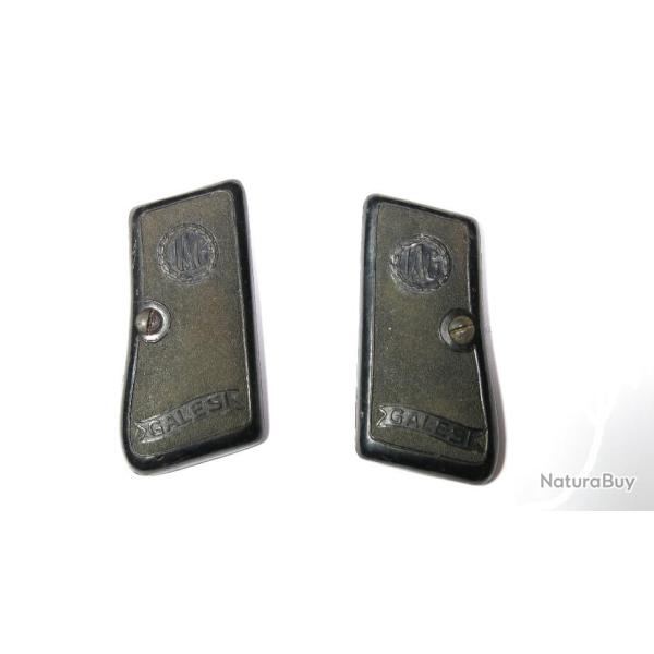 Plaquettes de crosse pistolet  Galesi 6.35 Ref Pl 187  box 186