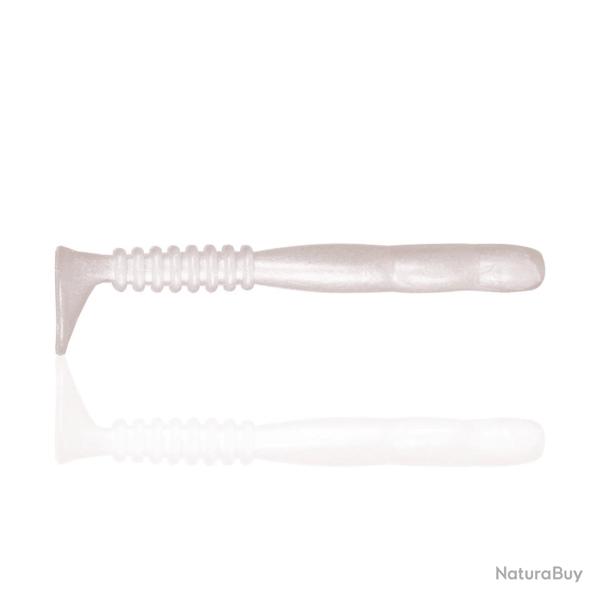 Leurre Souple Reins Fat Rockvibe 3,25" - 8,5cm 014 - Pearl White 8,5cm par 6