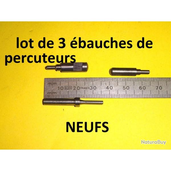 lot de 3 �bauches de percuteurs de fusils - VENDU PAR JEPERCUTE (D22E200)