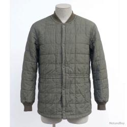Doublure matelass&eacute; verte  pour Parka  id&eacute;ale hiver Taille M ( Origine Italie)