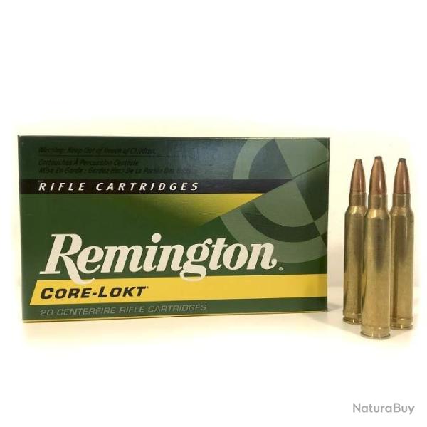 Munitions REMINGTON calibre 300 Win Mag Core-Lokt PSP 180gr - 11.7g x20