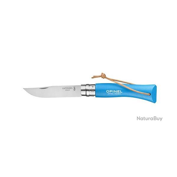 Couteau pliant Opinel Baroudeur N07 Inox Cyan