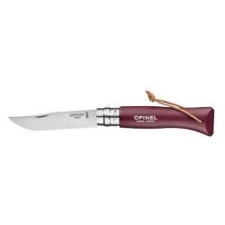 Couteau pliant Opinel Baroudeur N&deg;08 Inox Grenat