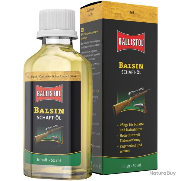 Huile de crosse Balsin clair (Mod�le: Fiole de 50 ml )