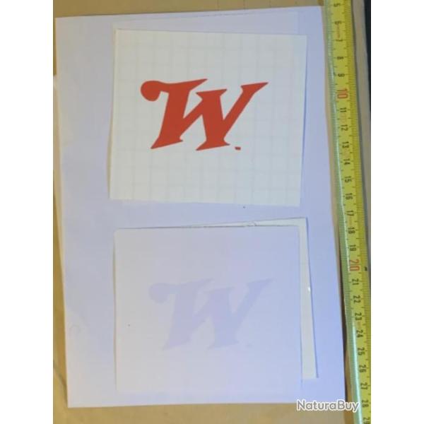 Autocollant winchester - voiture et autres supports lisses avec feuille de transf�re . E