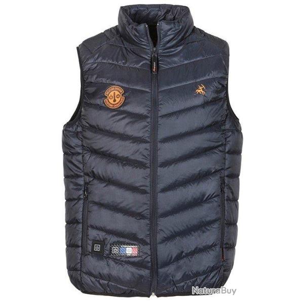 Gilet chauffant bleu VERNEY CARRON