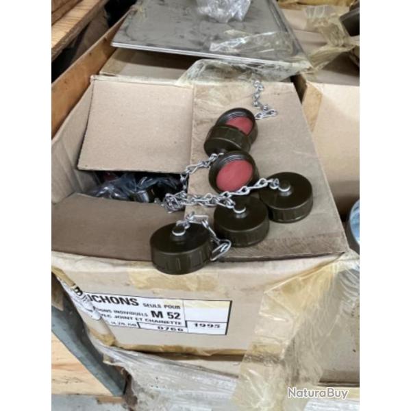 Bouchon de Gourde aluminium fran�ais (lot de 10 bouchons)mod�le 52