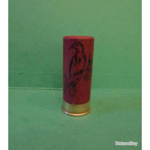 RARE! CARTOUCHE ANCIENNE CAL.12  TIR REDUIT ARMURERIE  "MAX CHAPPEAU A NIORT"  .