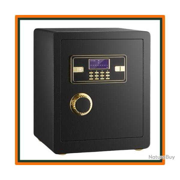 Coffre-fort pour arme de poing Objets pr�cieux - 3 modes de verrouillage - Sac ignifuge - Ecran LCD