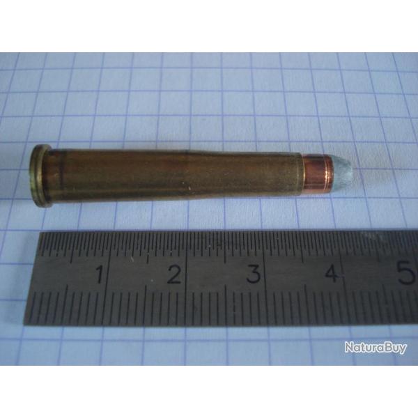 une cartouche de 5,6X35R vierling de marque RWS, ogive demi blind�e, calibre rare