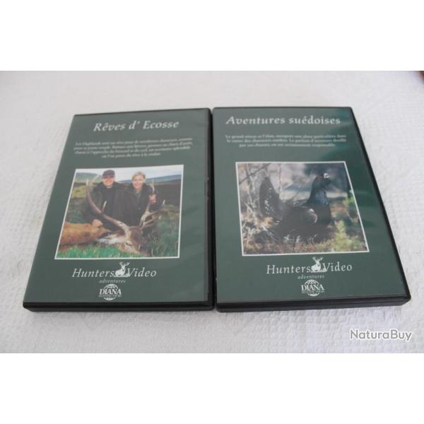 Lot 2 DVD Hunters Video, Reves d'Ecosse et Aventures sudoises