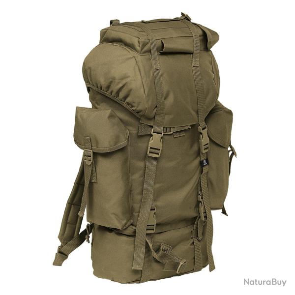 Sac � dos de randonn�e 65L vintage (Couleur: olive)
