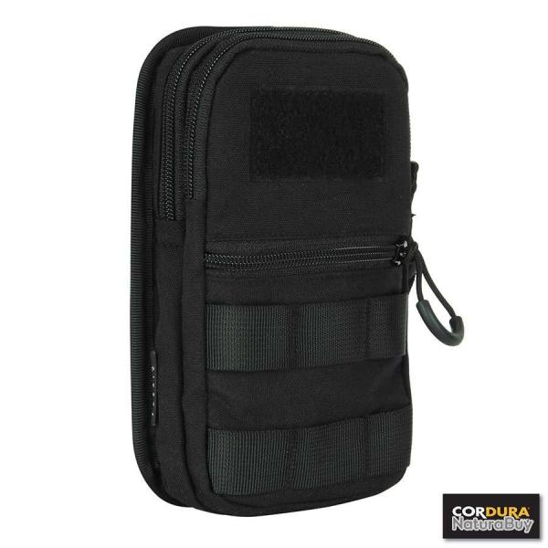 Poche rembourr�e en Cordura LQ16168 Multifonction (Couleur Noir)