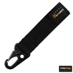 Porte-Cl&eacute;s Tactique en Cordura avec Crochet en M&eacute;tal