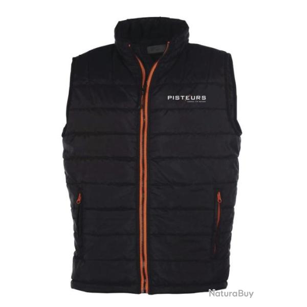 Gilet matelass� PISTEURS noir (Taille 4XL)