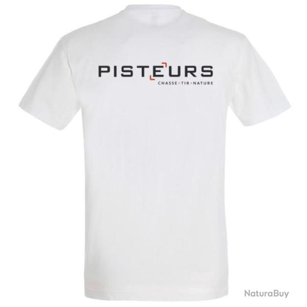 Tee-shirt homme PISTEURS imp�rial blanc (Taille 3XL)