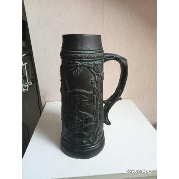 pot a biere ancien hauteur 26 cm diam�tre 11 cm