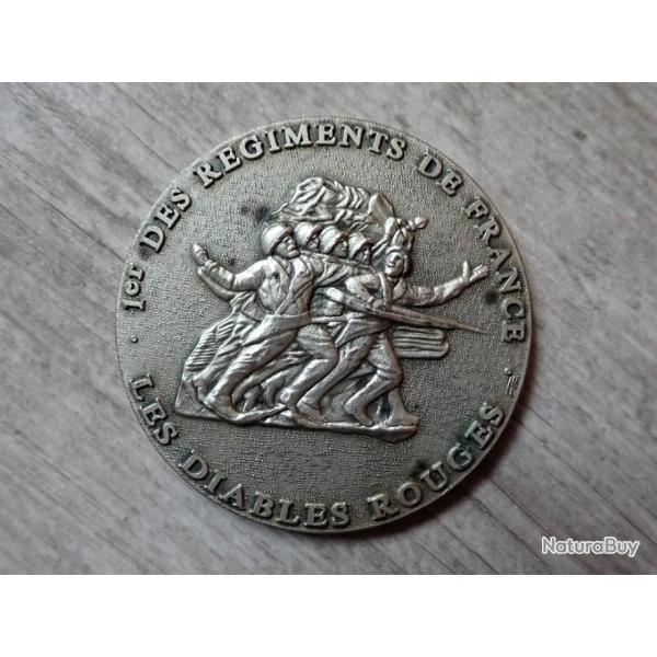 M�daille de table : Les Diables Rouges