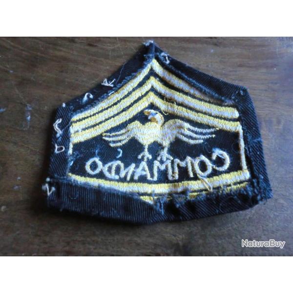 insigne tissu commando