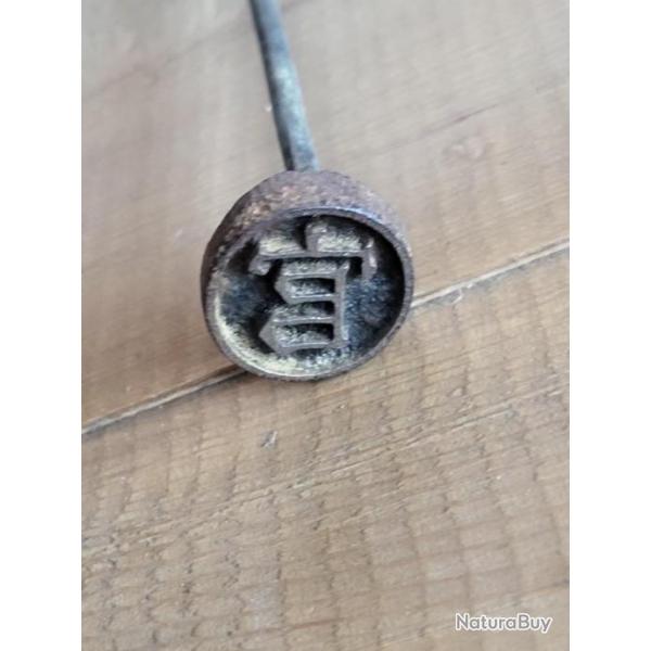 Marque Fer / poin�on Japonais Edo "Kan"