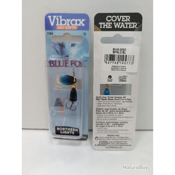 !! Cuill�re VIBRAX BFNL 0  COLORIS : BL !!