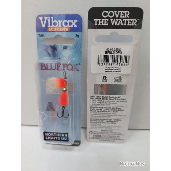 !! Cuill�re VIBRAX BFNL 0 coloris : OPU !!