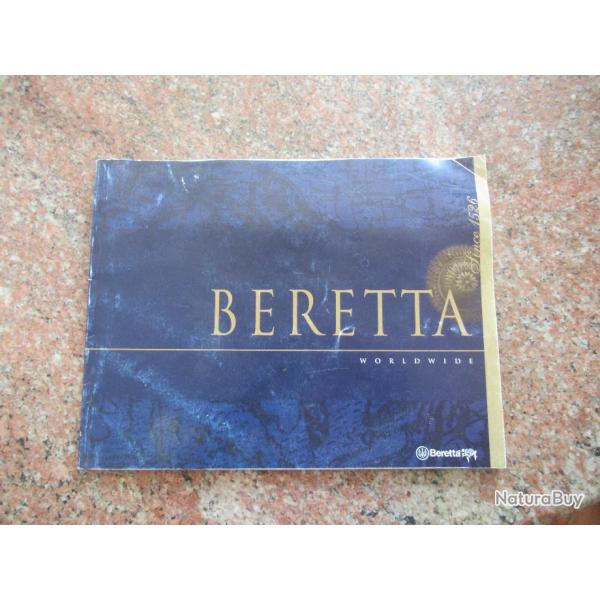 Catalogue complet Beretta d�but ann�es 2000, fusils, carabines, armes de poing, couteaux, autres...