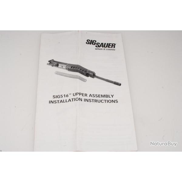SIG SAUER 556 : manuel