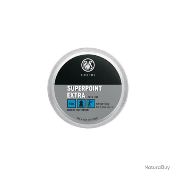 Plombs RWS superpoint extra cal.5,5 0.94g 14.5gr par 2500