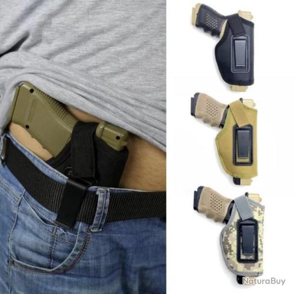 HOLSTER DE CEINTURE - DISCRET OU VISIBLE - GLOCK17 19 SIG 226 COLT 1911 BERETTA 92
