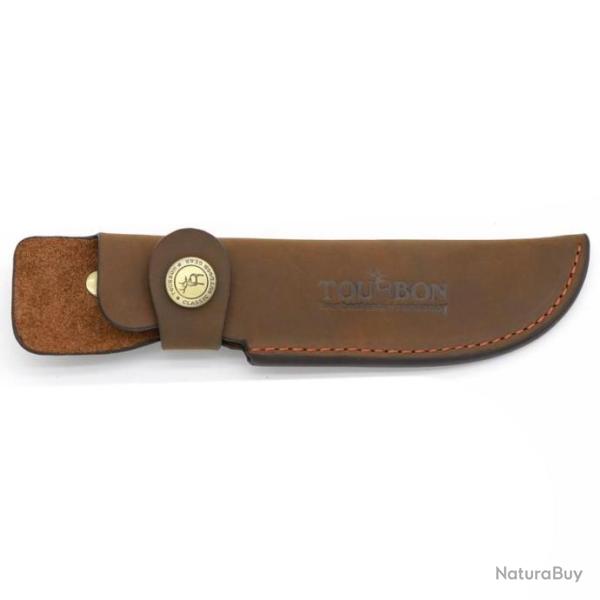 �TUI DE COUTEAU EN CUIR HAUTE QUALIT� POUR LAME FIXE 10cm - LIVRAISON GRATUITE