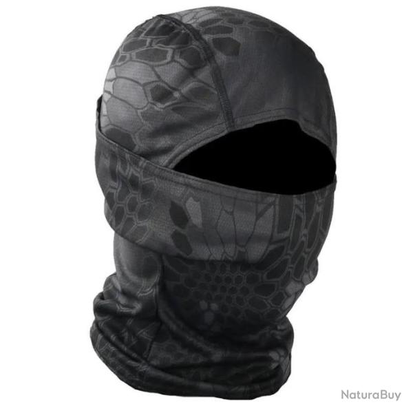 CAGOULE TACTIQUE RESPIRANTE - CHASSE MOTO AIRSOFT - NOIR SNAKE - LIVRAISON GRATUITE