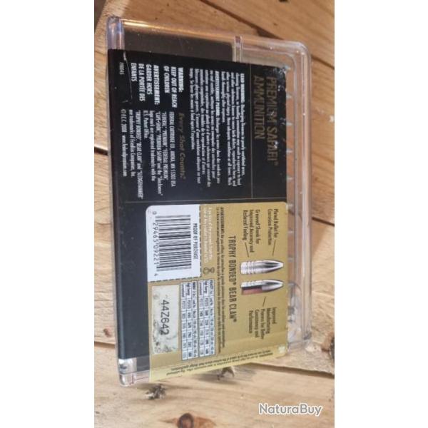 Cartouches � balles de grande chasse FEDERAL AMMUNITION CAPE SHOK WOODLEIGH HYDRO SOLID pour carabin