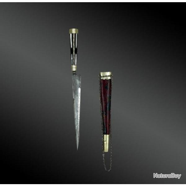 STYLET Corse avec son fourreau - XIXme sicle - Corse, France.