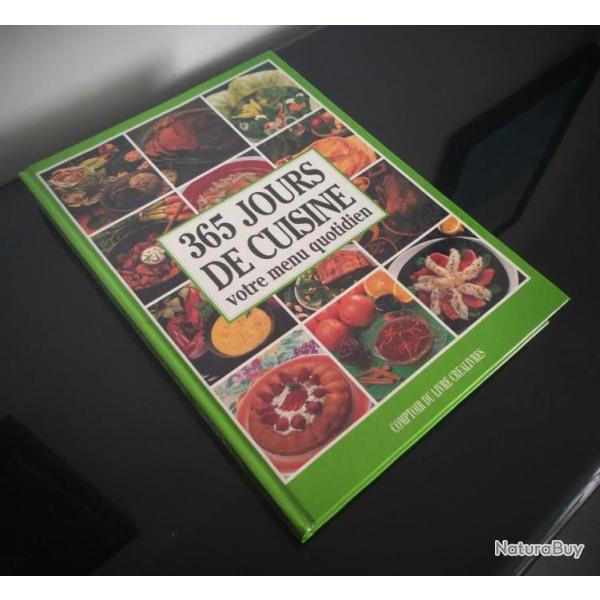 2 gros livres de cuisine �tat neuf " Les grandes tabl�es " 250 recettes et " 365 jours de cuisine "