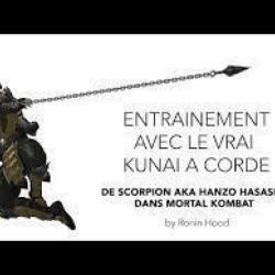 1 Couteau Kubotan de lancer double tranchant + paracorde de 15m