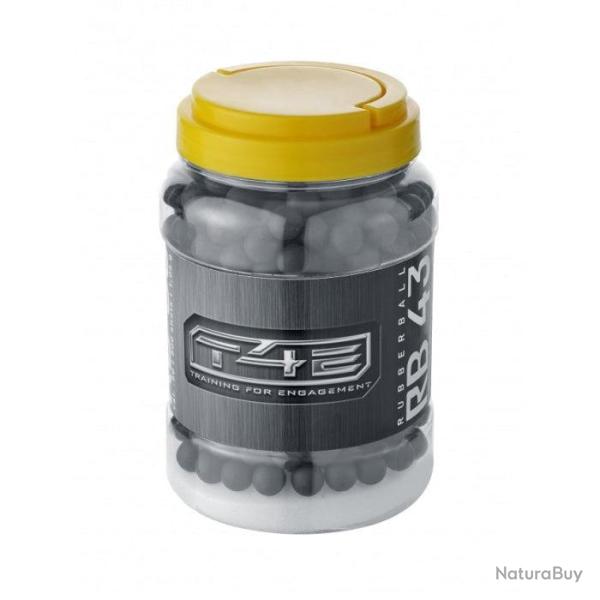 Billes caoutchouc - T4E - cal 43 100 - 500